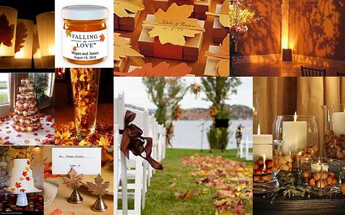 Fall Wedding Centerpieces