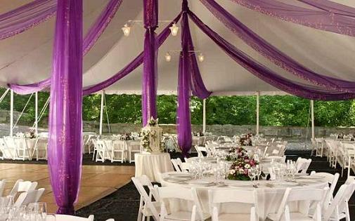 Wedding Tent Decorations Depending on your budget your wedding table 