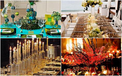 beach wedding reception table decorations