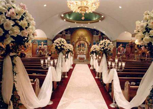 Church Wedding decor