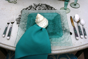 Teal Design Wedding Table