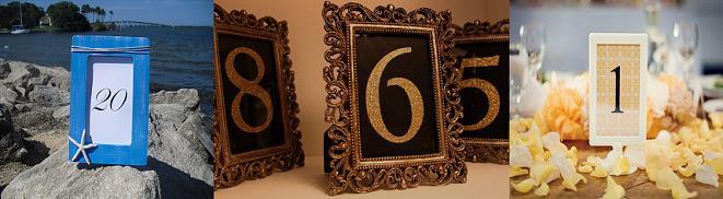 wedding table numbers