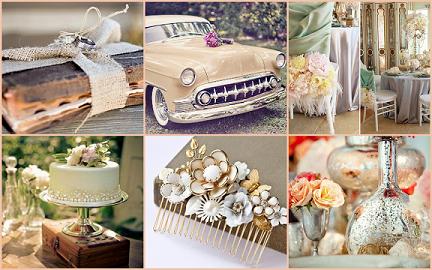 Vintage Wedding Inspiration Board